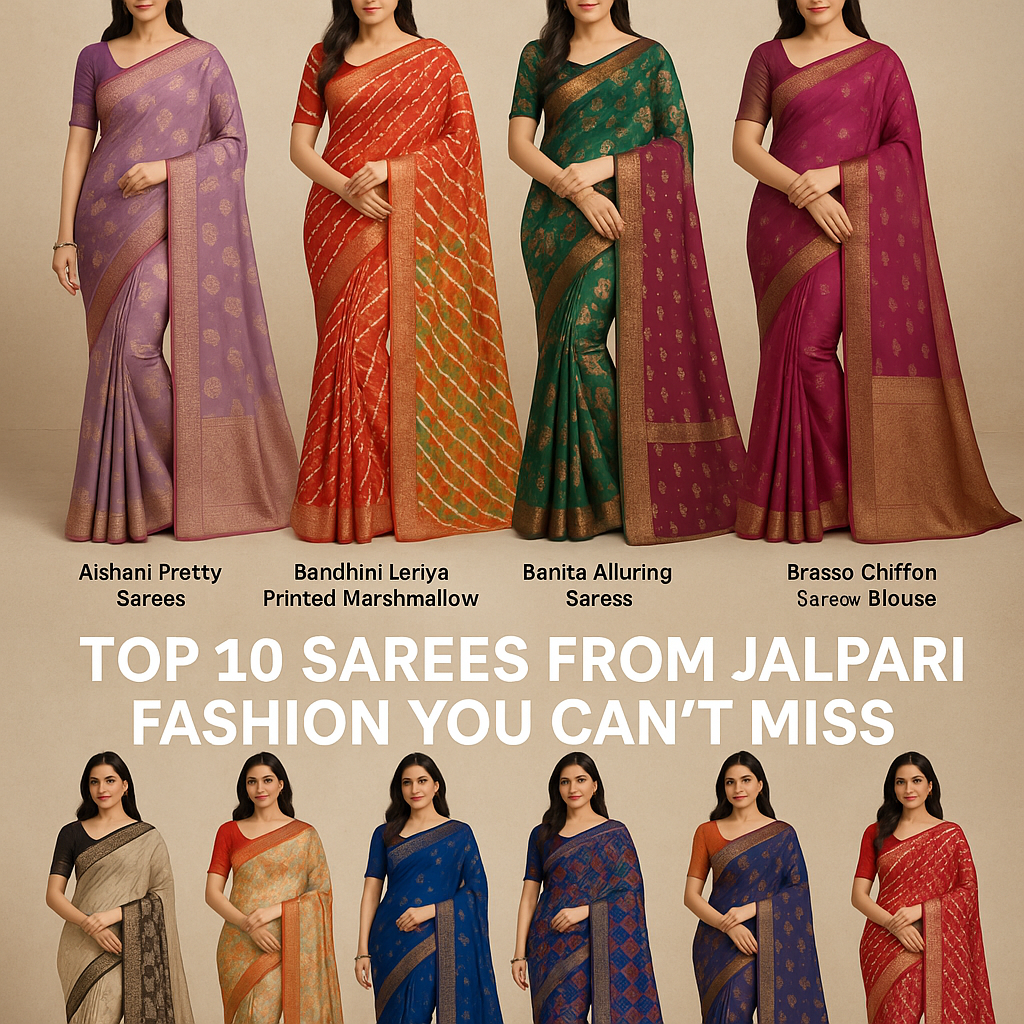Top 10 Sarees from Jalpari Fashion You Can’t Miss