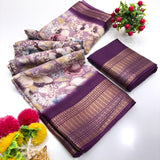 Jalpari Saree Dola Bandhni Print Jacquard Border Beautiful Border Saree With Blouse