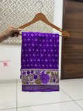 Jaipuri Hand Block Printed Soft Cotton Mulmul Saree ,Sanganeri Cotton Malmal Saree, Bagru Cotton Saree, Batic / Batik Print Cotton saree With Attached Blouse Piece
