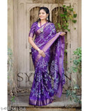 DOLA SILK PURPLE COLOR SAREE TRENDY SAREE WITH BLOUSE