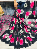 Designer Weightless Georgette Beautiful Printed Saree