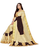 Velvet & Lycra Blend Saree Diamond Border with Blouse Piece