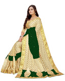 Velvet & Lycra Blend Saree Diamond Border with Blouse Piece