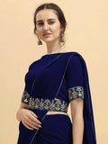Georgette With Belt Saree Beautiful Style India Daily To Wear Bollywood Saree