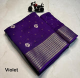 Bandhni Marshmallow Soft Silk Saree With Beautiful floral print Design