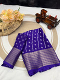 Bandhni Leriya Printed Marshmallow Soft Silk Saree With Beautiful Print Design