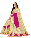 Velvet & Lycra Blend Saree Diamond Border with Blouse Piece