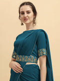 Georgette With Belt Saree Beautiful Style India Daily To Wear Bollywood Saree