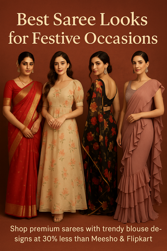 Best Saree Looks for Festive Occasions – Style Guide 2025
