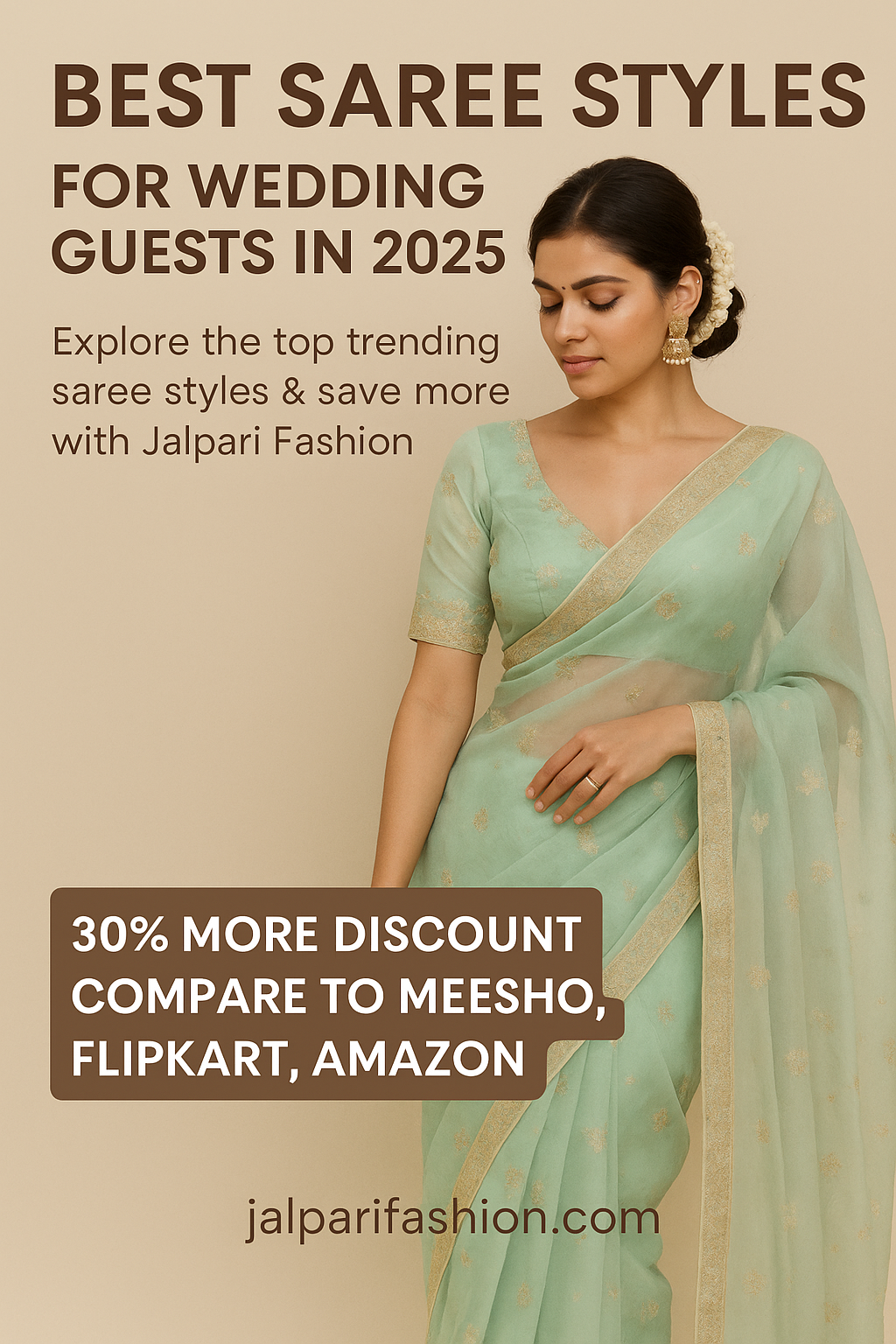Best Saree Styles for Wedding Guests in 2025