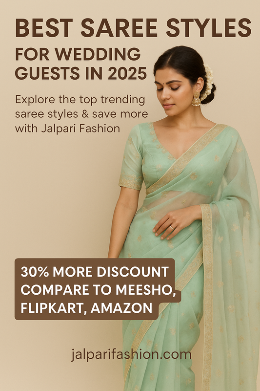Best Saree Styles for Wedding Guests in 2025