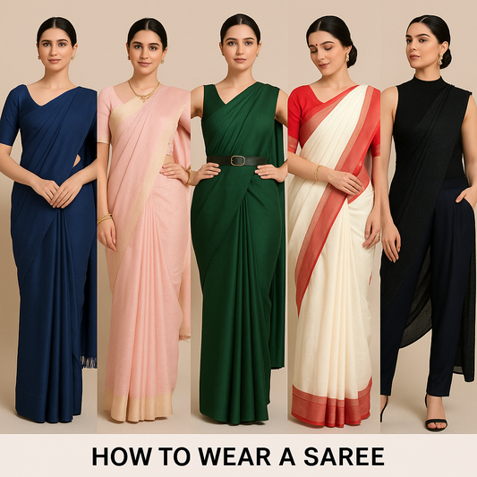 How to Wear a Saree in 5 Different Stylish Ways