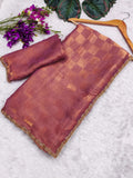 Jalpari Special simmri Golden Box Pattern in sapce silk limited edition saree & Blouse