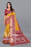 PATOLA PRINT SILK SPARKLE ZARI BANDHANI PRINT WITH JACQUARD BODAR