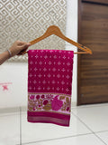 Jaipuri Hand Block Printed Soft Cotton Mulmul Saree ,Sanganeri Cotton Malmal Saree, Bagru Cotton Saree, Batic / Batik Print Cotton saree With Attached Blouse Piece