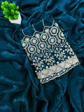Jalpari Soft Chiffon Fendy Val-Moti Blouse Pattern in limited edition Saree