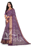 DOLA SILK SPARKLE ZARI DIGITAL PRINT WITH JACQUARD BODAR