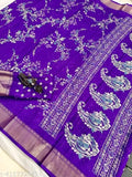 DOLA SILK PURPLE COLOR SAREE TRENDY SAREE