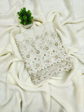 Jalpari Soft Chiffon Fendy Val-Moti Blouse Pattern in limited edition Saree