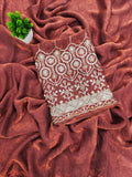 Jalpari Soft Chiffon Fendy Val-Moti Blouse Pattern in limited edition Saree