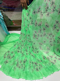 Weightless Georgette Beautiful Printed Designer Saree