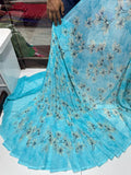 Weightless Georgette Beautiful Printed Designer Saree