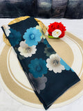 Georgette Beautiful Designer Printed Weightless Saree