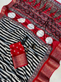 Jalpari Bollywood Celebrity Jacquard Border Beautiful Colors Full Saree