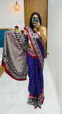 Bollywood Pure Japan Crape Silk & Gajji Silk Bollywood Saree with Printed Blouse