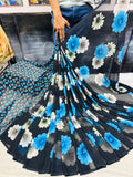 Designer Weightless Georgette Beautiful Printed Saree