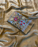 Jalpari Chiffon Fendy super hot lace & Fancy Val-Moti Blouse Pattern in limited edition Saree