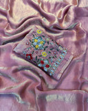 Jalpari Chiffon Fendy super hot lace & Fancy Val-Moti Blouse Pattern in limited edition Saree