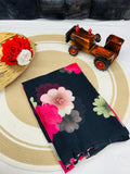 Beautiful Designer Printed Weightless Georgette Saree