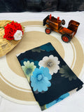 Beautiful Designer Printed Weightless Georgette Saree