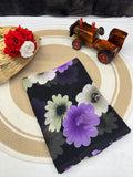 Beautiful Designer Printed Weightless Georgette Saree