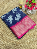 Dola Jequard Reco Sparkle Digital Flower Printed Beautiful Art Work Saree