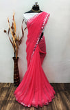 Trendy Women's Brasso Chiffon Saree
