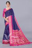 Trendy Women's Chanderi Silk Jaqurd Digital Print Border Daily Wear Printed Saree with Blouse Piece