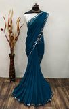 Trendy Women's Brasso Chiffon Saree