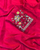 Jalpari Chiffon Fendy super hot lace & Fancy Val-Moti Blouse Pattern in limited edition Saree