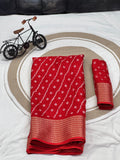 Leriya Printed Marshmallow Soft Silk Saree With Beautiful Print Design
