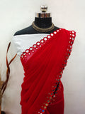 Trendy Women's Daily Wear Georgette Saree