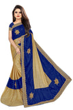 Velvet & Lycra Blend Saree Diamond Border Saree