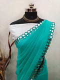 Trendy Women's Daily Wear Georgette Saree