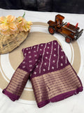 Bandhni Leriya Printed Marshmallow Soft Silk Saree With Beautiful Print Design