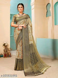 Brasso Chiffon Saree with Blouse Piece