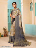 Brasso Chiffon Saree with Blouse Piece